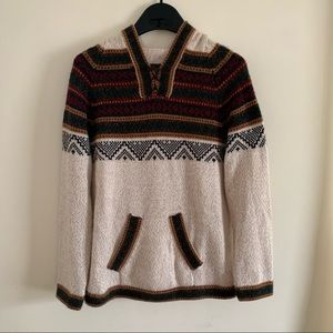 Peruvian Sweater with Hoodie